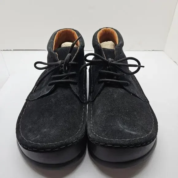 Betula Berkenstock Suede Leather Lace Up Boots Eur 40 US L9/M7 New No Tags - Picture 3 of 10